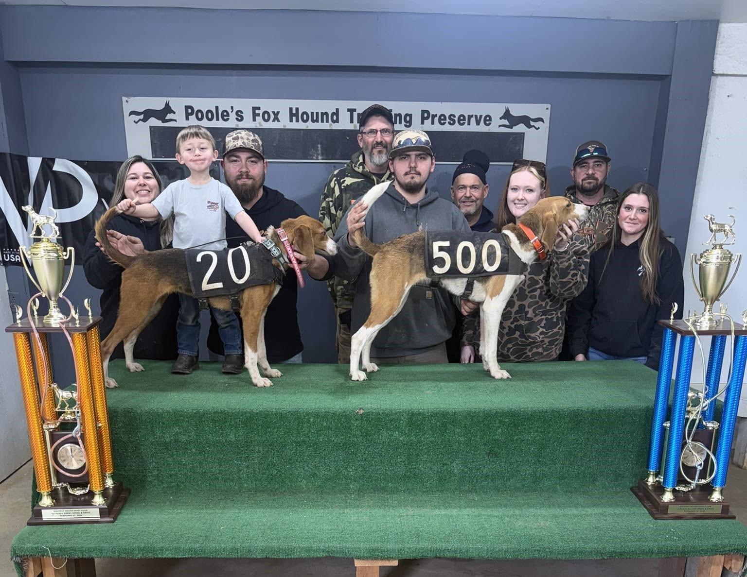 Waverly Youth Hunt Club Winners 02/21/26